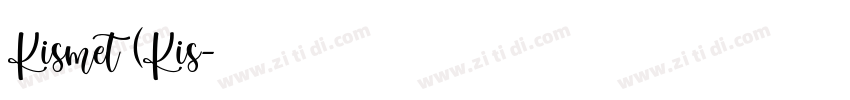 Kismet (Kis字体转换